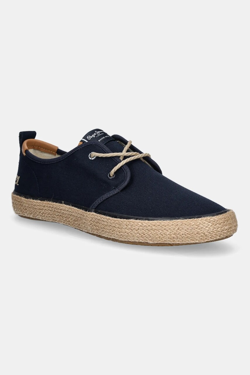 Espadrilky Pepe Jeans PORT TOURISTS tmavomodrá farba, PMS10332