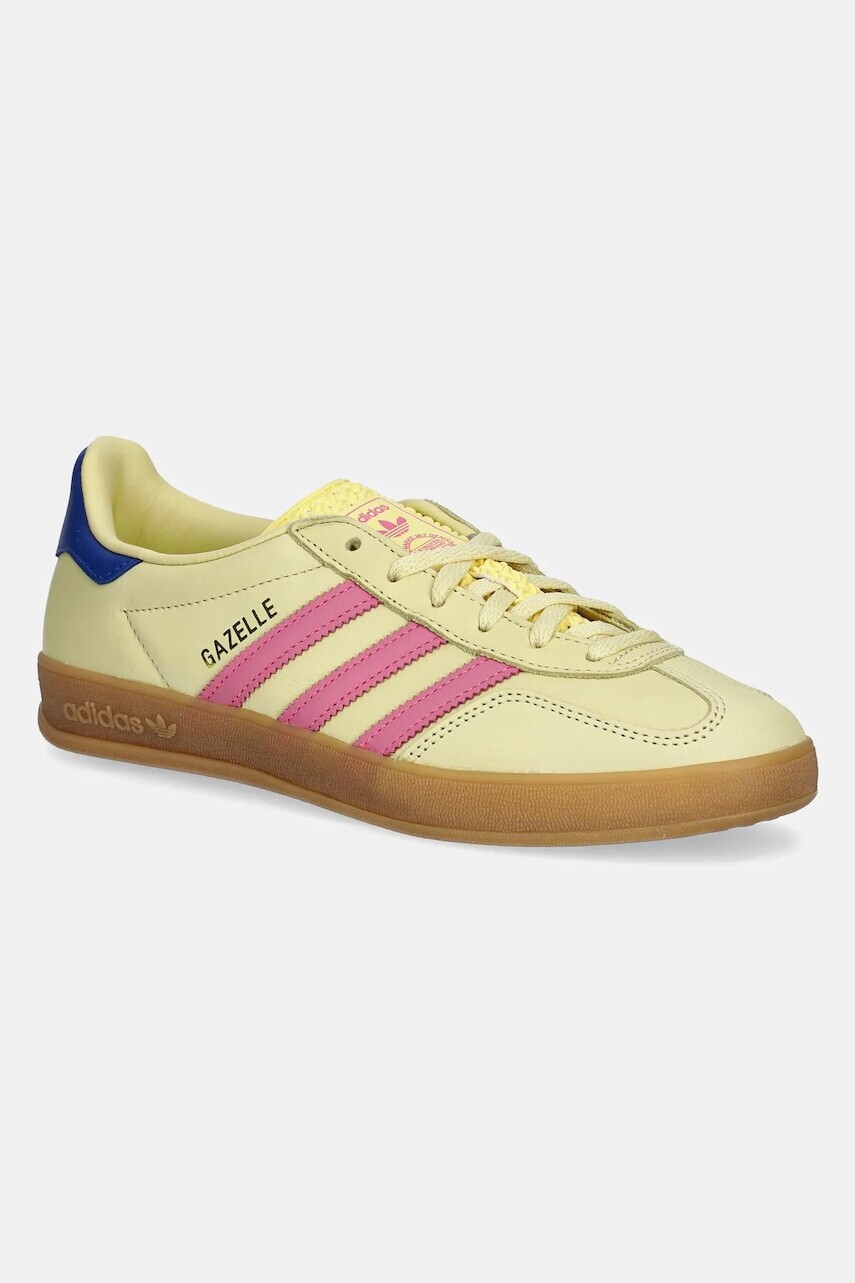 Topánky adidas Originals Gazelle Indoor dámske, žltá farba, JI2719
