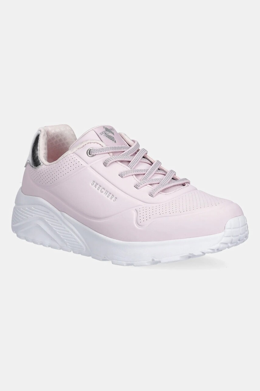 Detské tenisky Skechers UNO LITE ružová farba, 310384L
