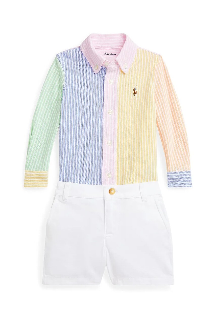 Detská bavlnená súprava Polo Ralph Lauren 320965298001