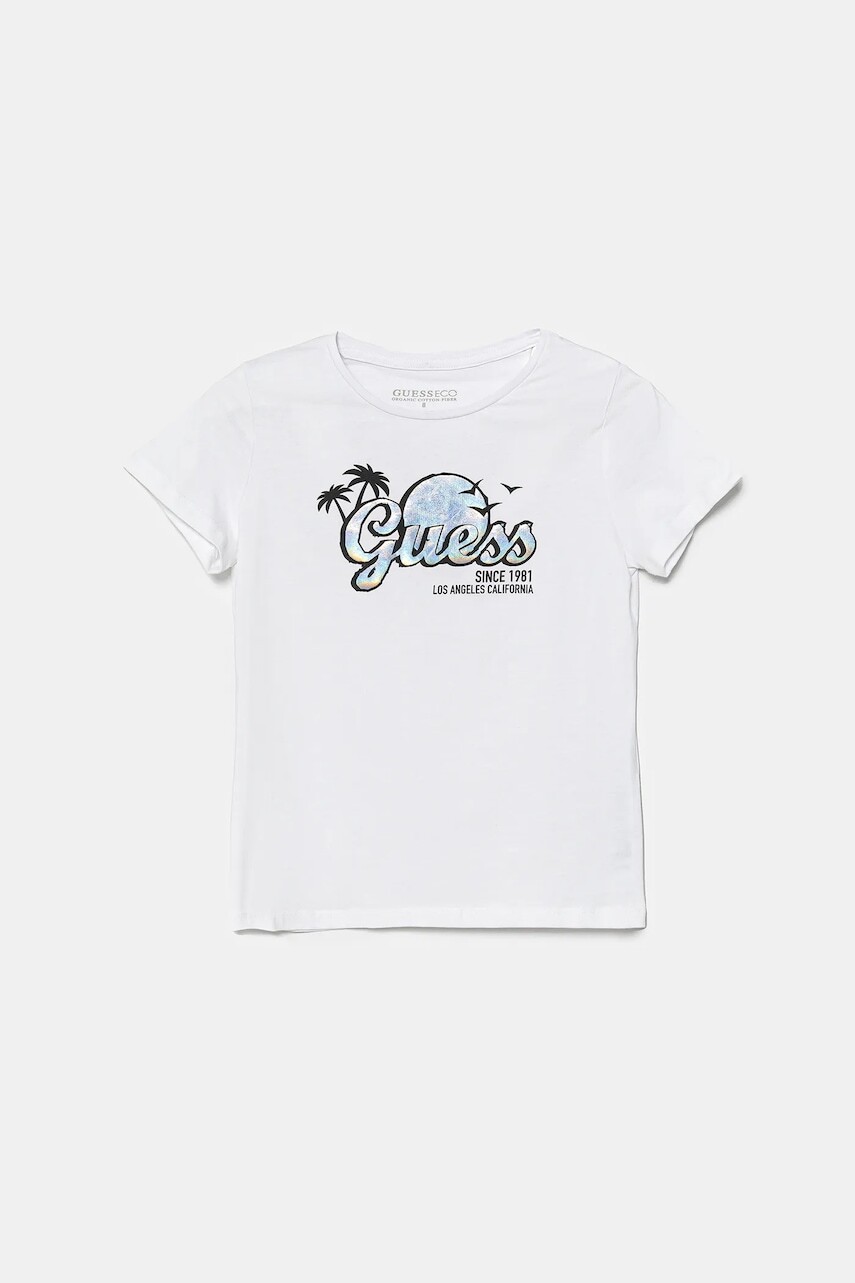 Detské tričko Guess biela farba, J5GI17 K6YW4