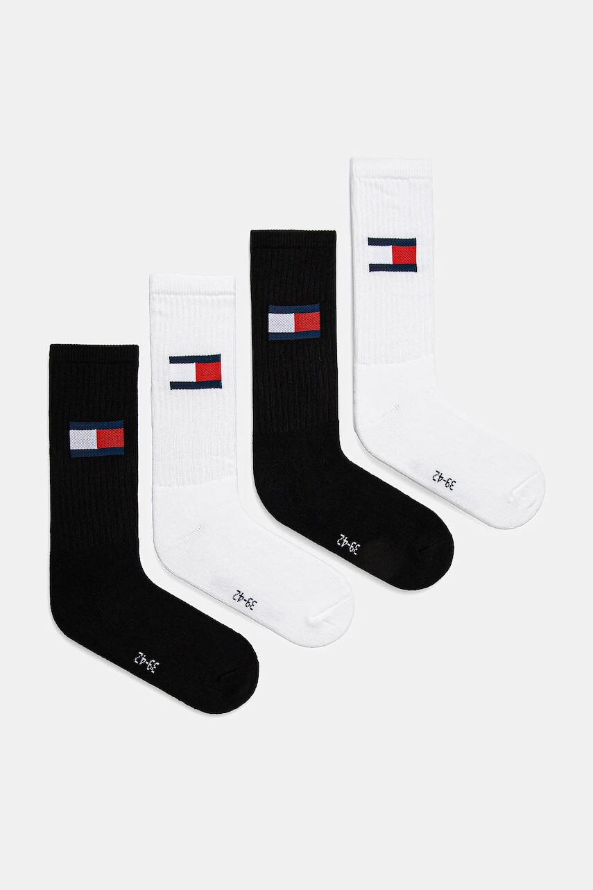 Ponožky Tommy Jeans biela farba, 701229686