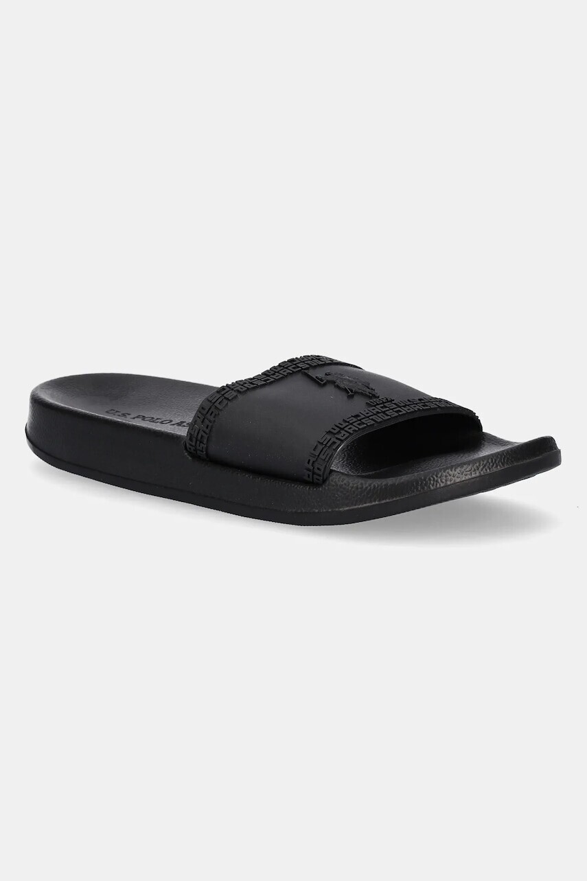 Šľapky U.S. Polo Assn. GAVIO pánske, čierna farba, GAVIO005M/5G1