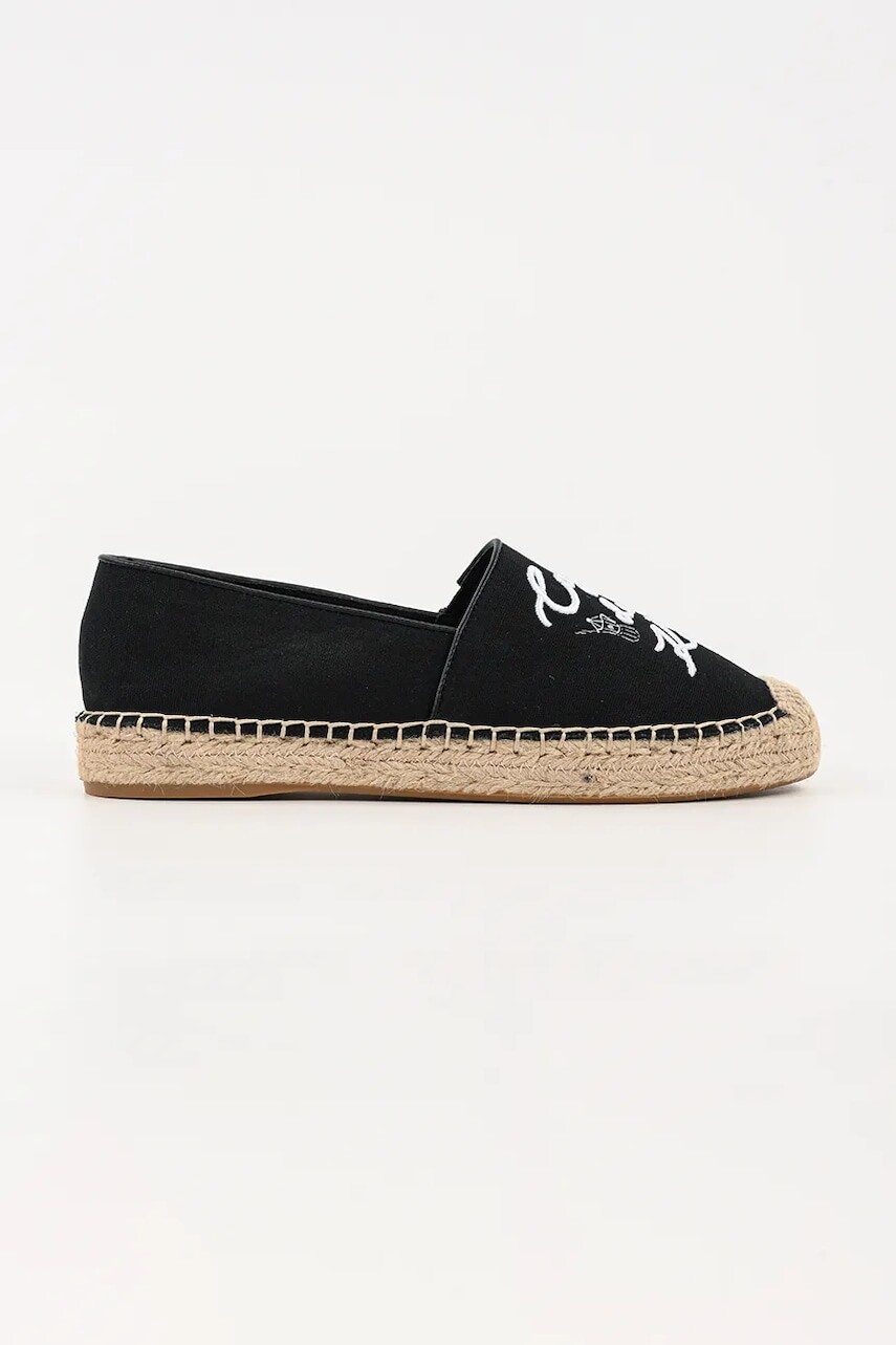 Espadrilky Karl Lagerfeld KAMINI DUO čierna farba, KL81125