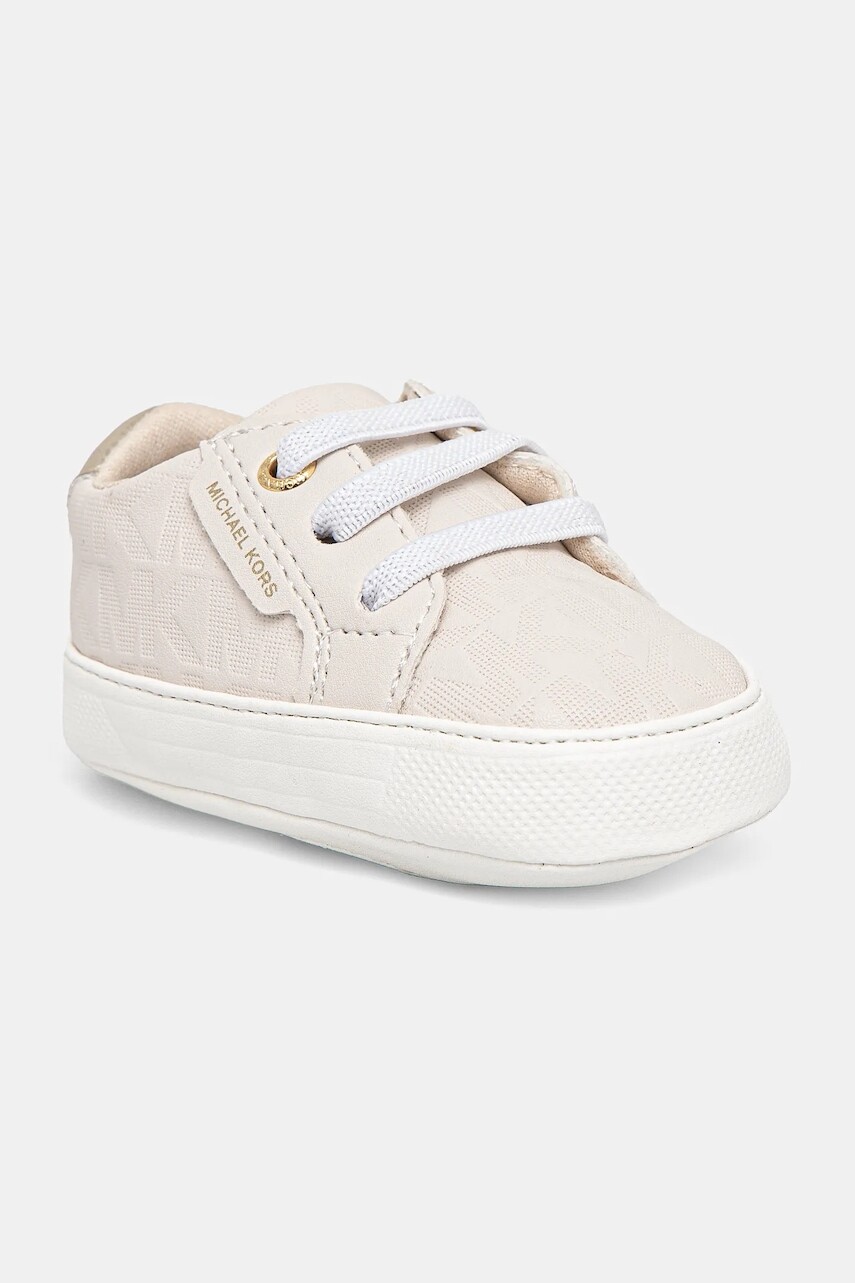 Topánky pre bábätká Michael Kors BABY DARLEANE béžová farba, MK02536256