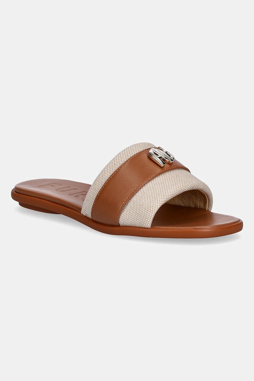 Šľapky Furla Furlarch Mule dámske, hnedá farba, YJ31RCH BX3893 3904S