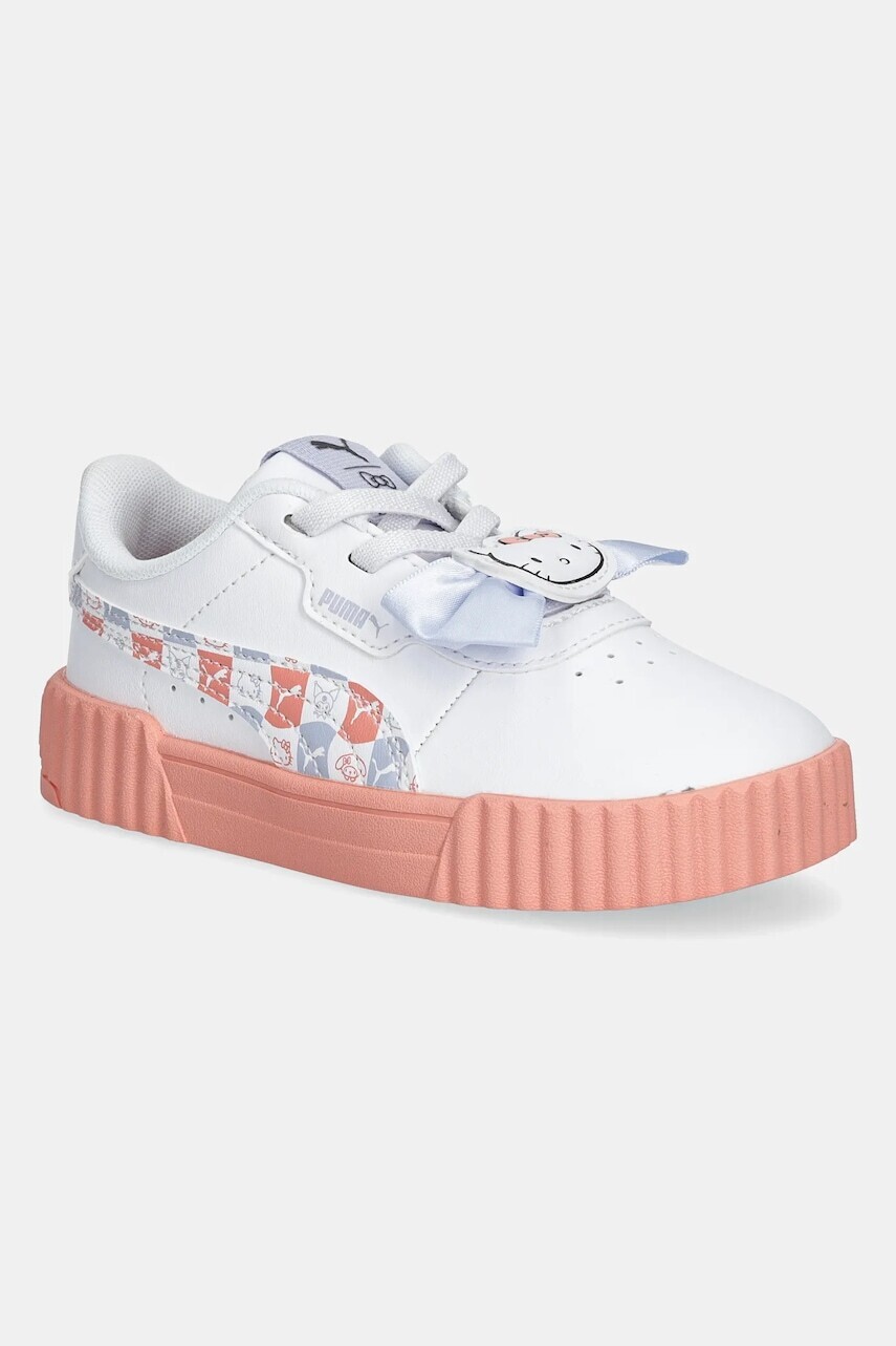 Detské tenisky Puma Carina 3.0 HK&FR AC biela farba, 401420