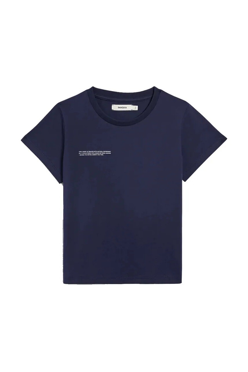 Tričko Pangaia KIDS' 365 MIDWEIGHT T-SHIRT tmavomodrá farba, s potlačou, 10000430