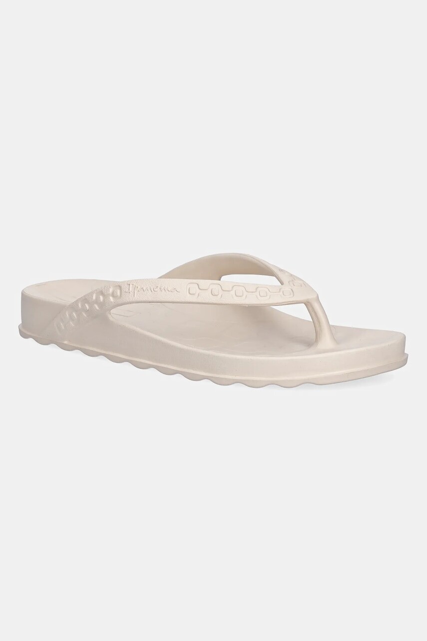 Šľapky Ipanema DUO SUNSET F béžová farba, na plochom podpätku, 83737-BH809