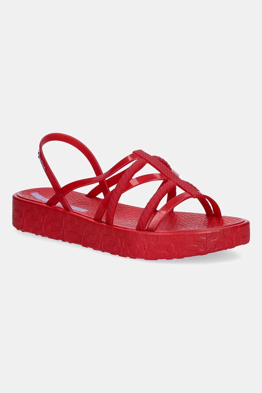 Sandále Ipanema DIVERSA FLAT červená farba, 27238-BH328