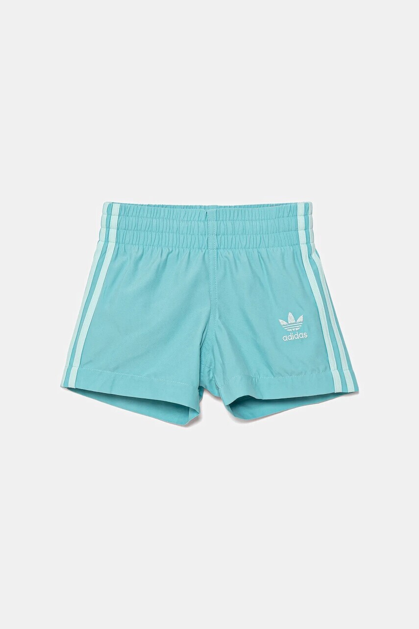 Detské plavkové šortky adidas Performance tyrkysová farba, JI9207