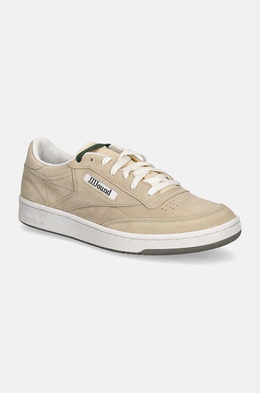 Semišové tenisky Reebok LTD Club C 85 béžová farba, RMIA04VC99LEA0036101