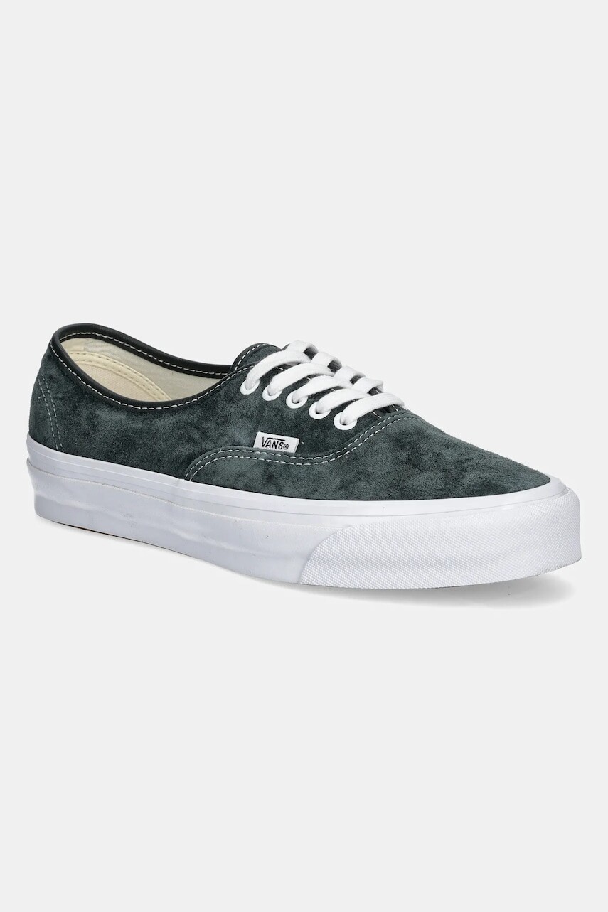 Semišové tenisky Vans Premium Classics LX Authentic Reissue 44 zelená farba, VN0007QZPRM1
