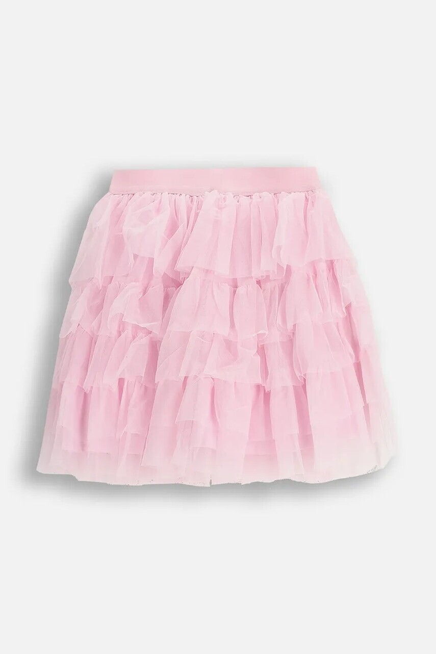 Sukňa Coccodrillo ružová farba, mini, áčkový strih, MAXITROPIC GIRL KIDS