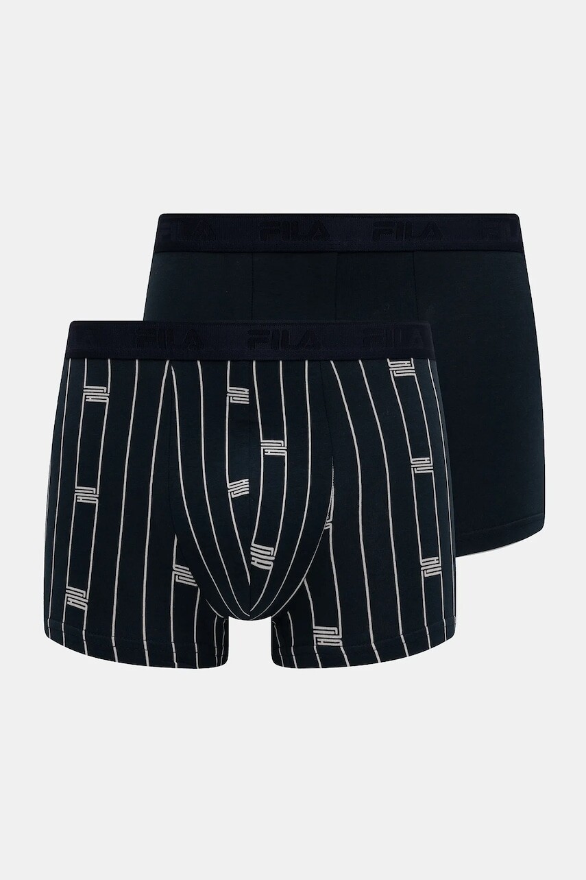 Boxerky Fila 2-pak tmavomodrá farba, FU5311/2