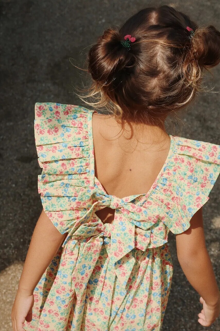 Šaty Konges Sløjd CIANNA DRESS GOTS viac farieb, mini, áčkový strih, KS103200