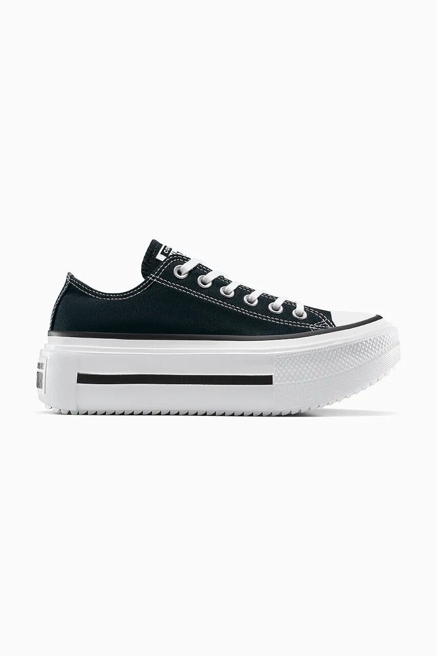 Tenisky Converse Chuck Taylor All Star Lift Double Stack čierna farba, A15490C