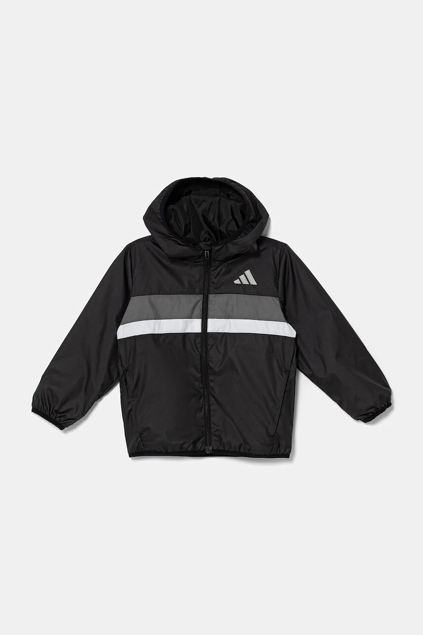 Detská bunda adidas čierna farba, JV9857