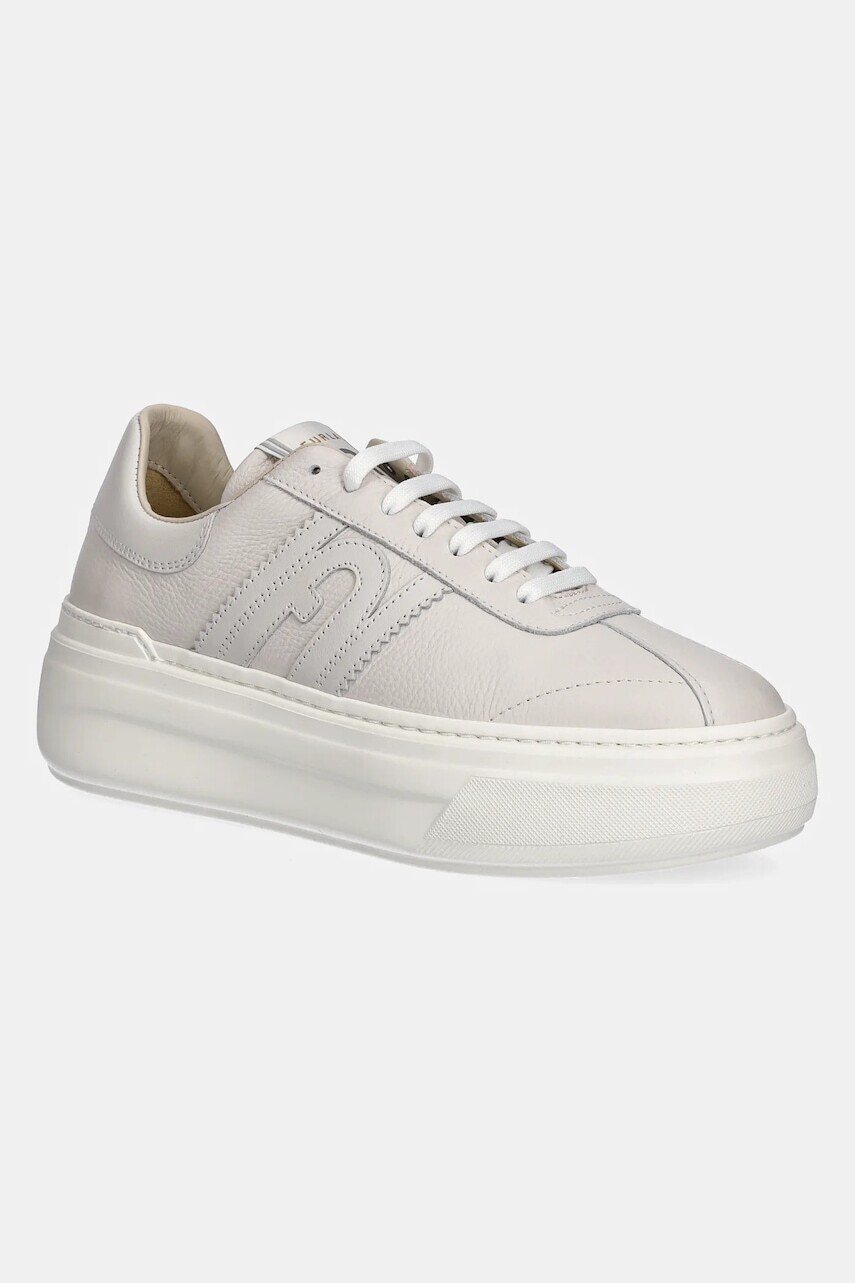 Kožené tenisky Furla Nuage Lace-Up Sneaker béžová farba, YJ88NUA BX4071 1704S