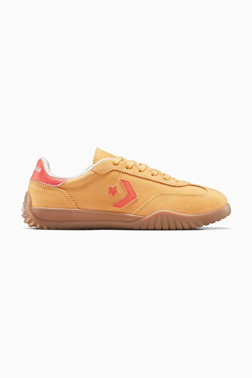 Semišové tenisky Converse Run Star Trainer žltá farba, A15089C