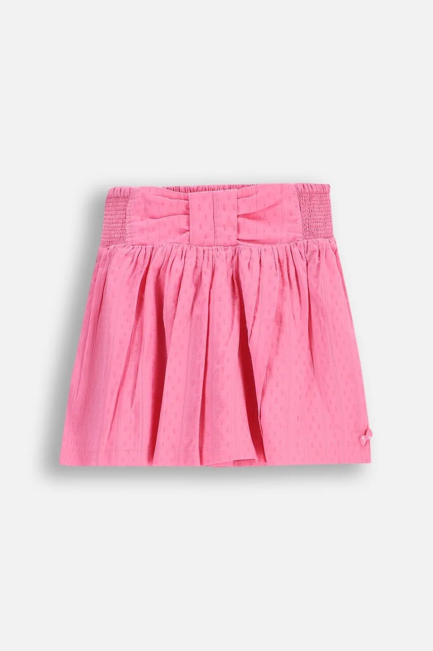 Sukňa Coccodrillo ružová farba, mini, áčkový strih, FLOWER PARADISE GIRL KIDS