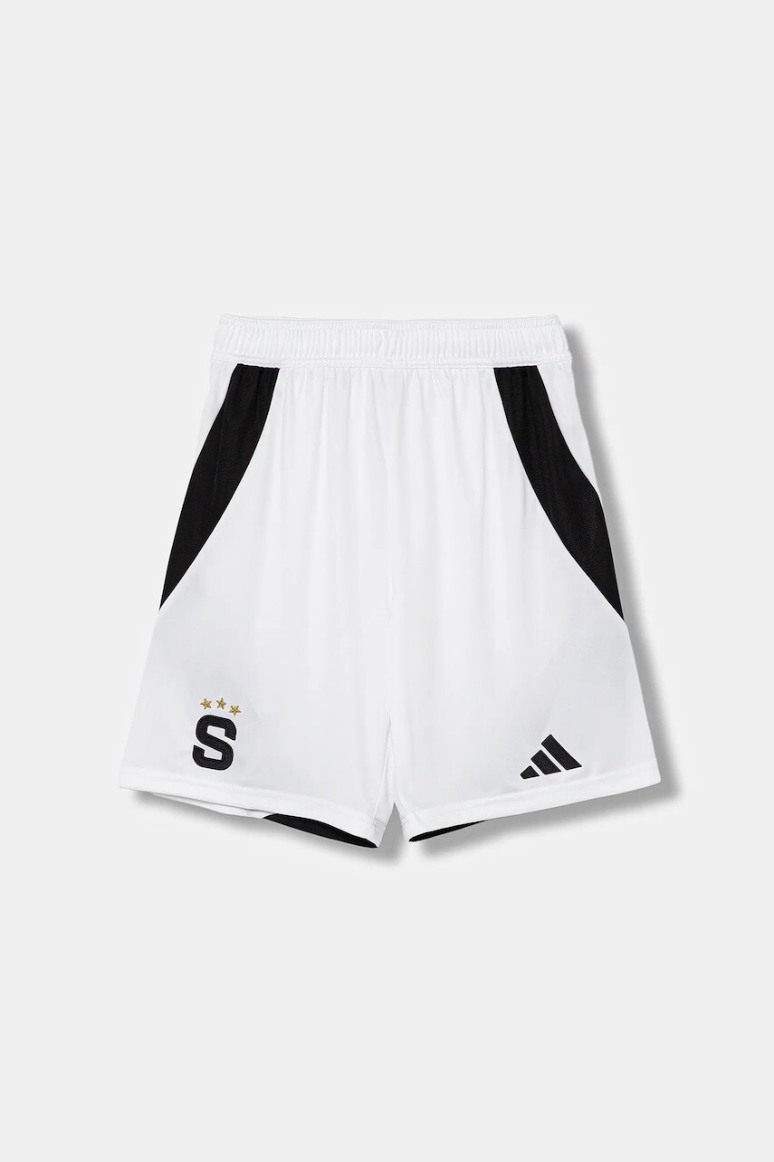 Detské krátke nohavice adidas Performance ACSP biela farba, nastaviteľný pás IT4382