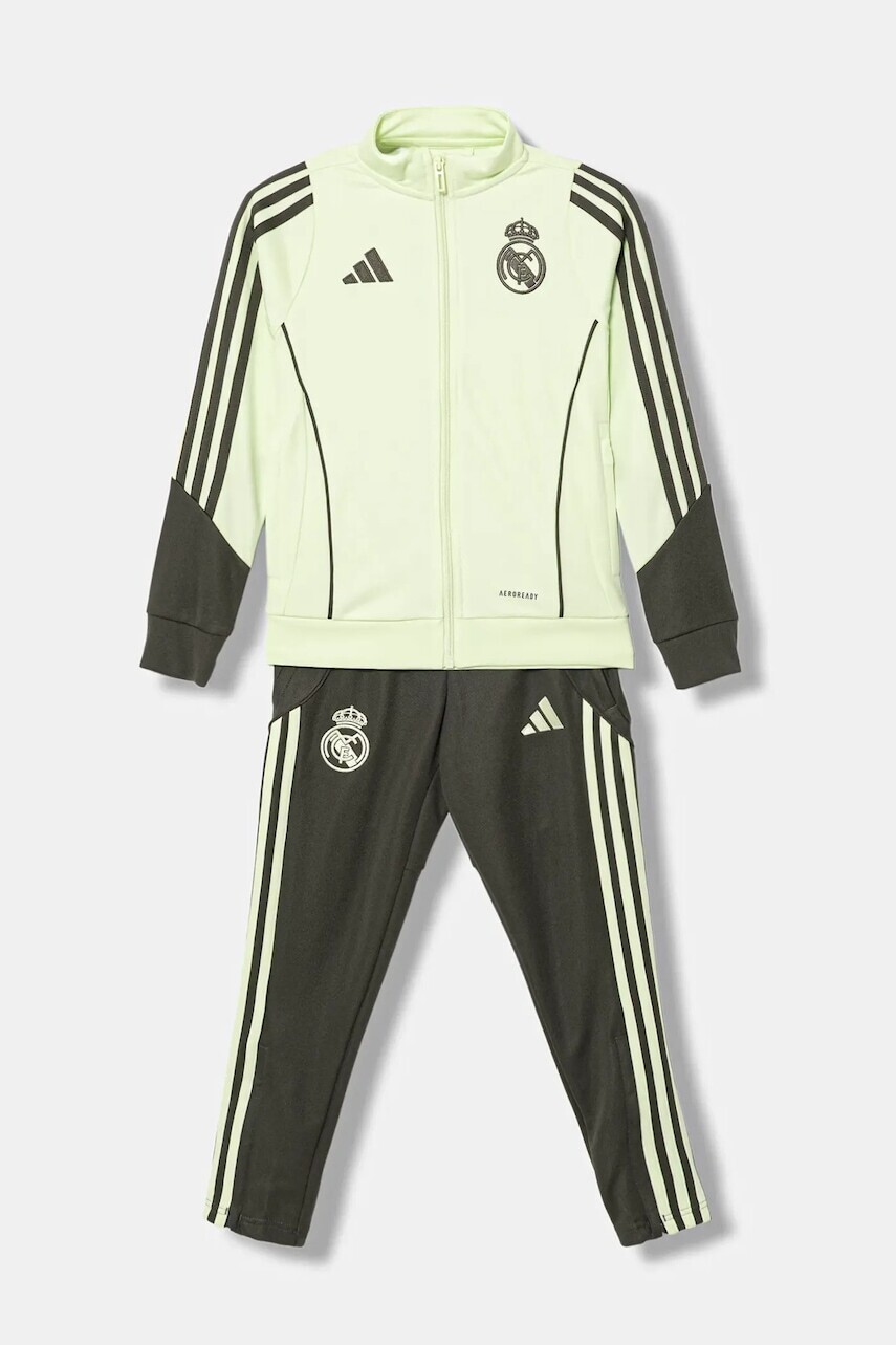 Detská tepláková súprava adidas Performance REAL MADRID zelená farba, JP4014