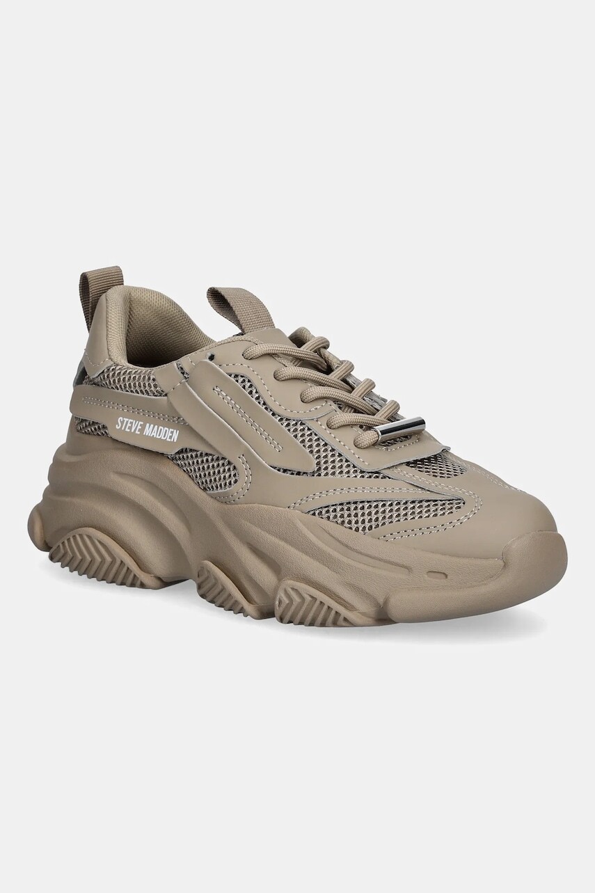Tenisky Steve Madden Possession-E hnedá farba, 11004652