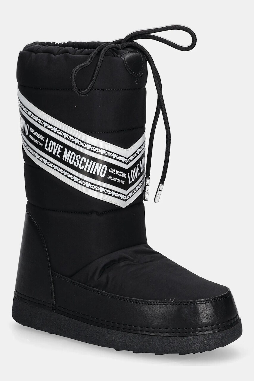 Snehule Love Moschino čierna farba, JA24162G1NISB000