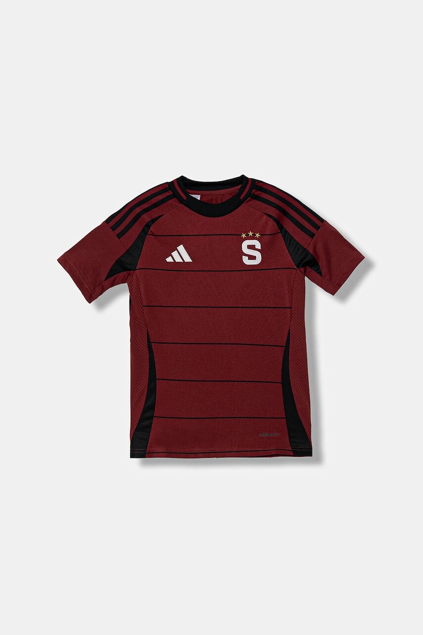 Detské tričko adidas Performance ACSP bordová farba, vzorovaná, IT4381