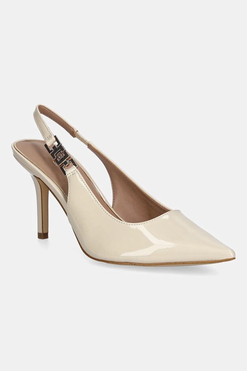 Lodičky Guess NASSHA5 béžová farba, FLTNS5 PAF05