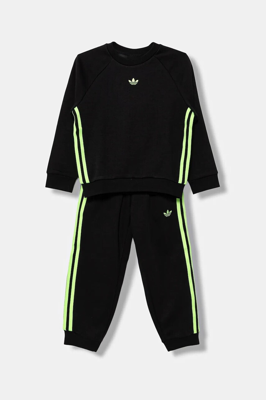 Detská tepláková súprava adidas Originals čierna farba, JX0546