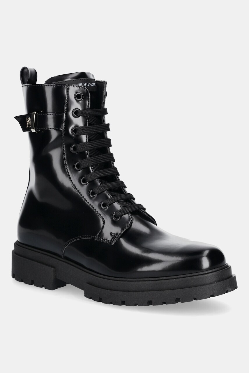 Detské topánky Tommy Hilfiger čierna farba, T4A5-34028