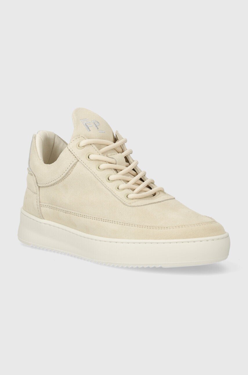 Semišové tenisky Filling Pieces Low Top Suede béžová farba, 10122793035