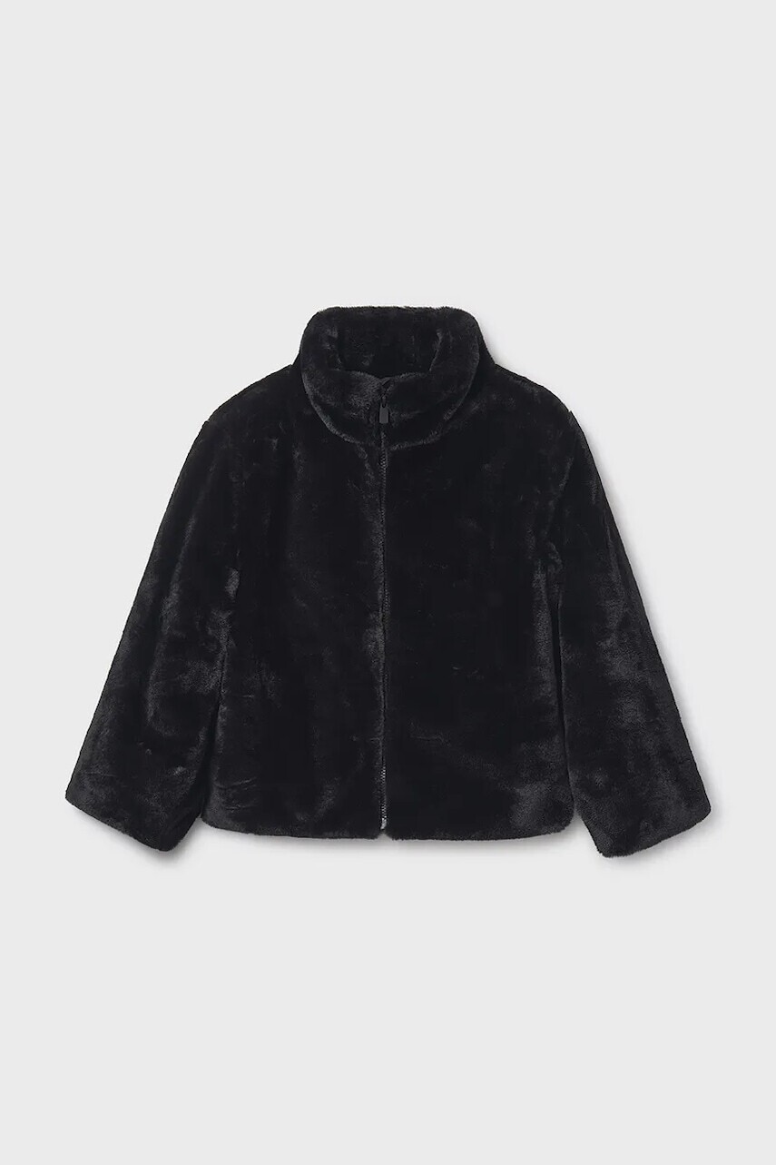Detská bunda Mayoral čierna farba, 7429