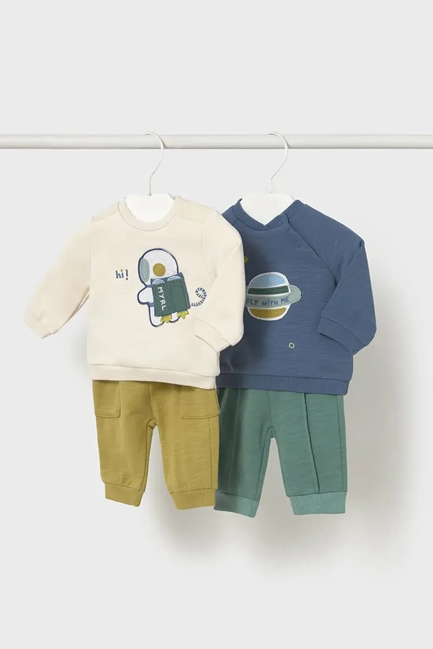 Súprava Mayoral Newborn tmavomodrá farba, 2639