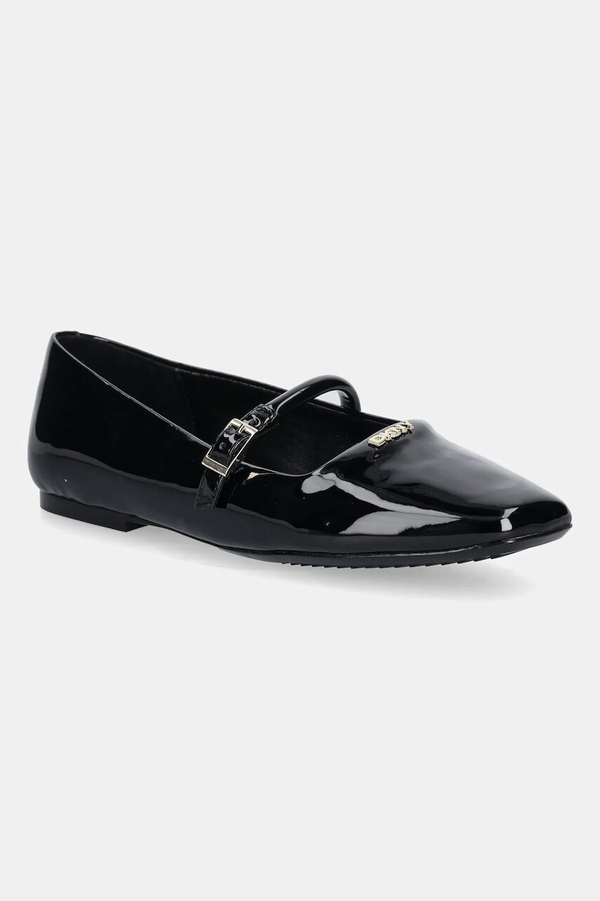 Baleríny Dkny Danita čierna farba, K3577415