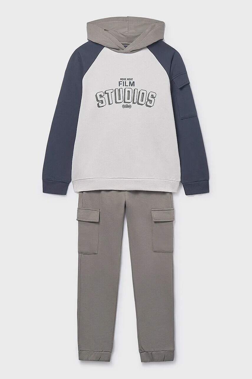 Detská tepláková súprava Mayoral hnedá farba, 7851