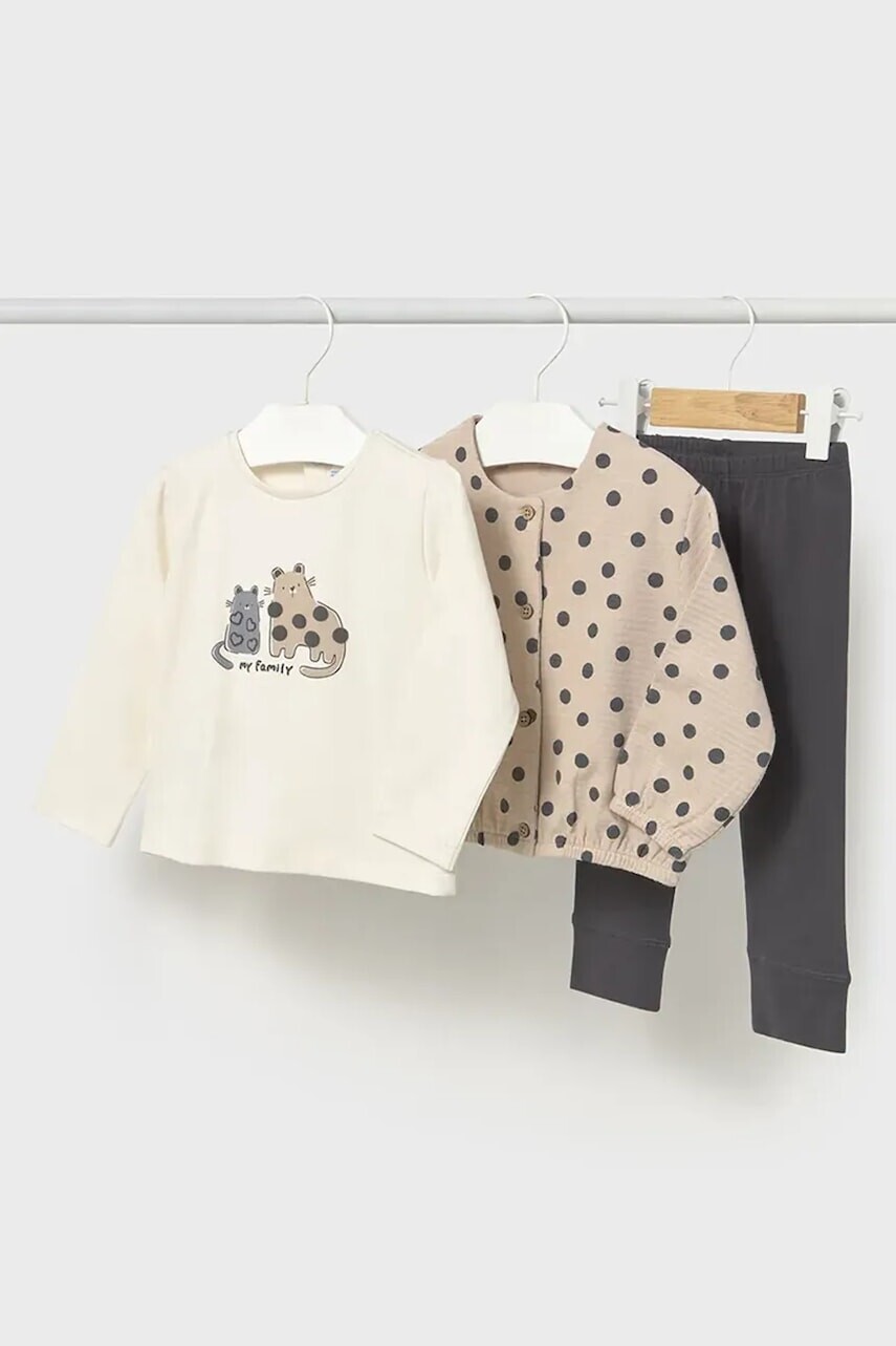 Sada pre bábätká Mayoral šedá farba, 2743