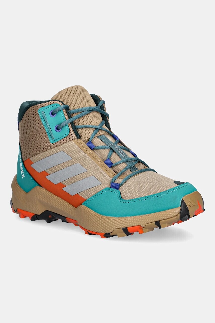 Detské topánky adidas TERREX TERREX AX4R MID zelená farba, JP9993