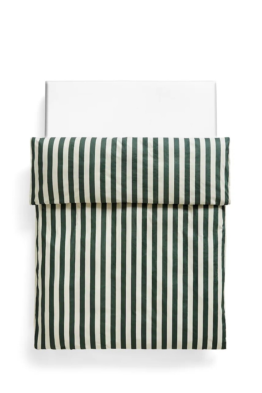 Bavlnená obliečka na prikrývku HAY Été 160 x 210 cm zelená farba