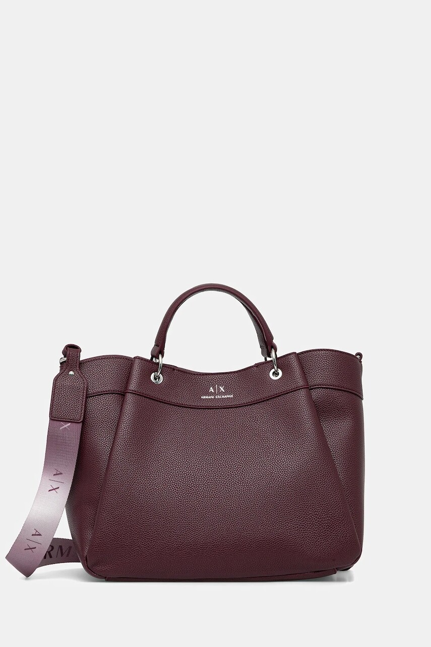 Kabelka Armani Exchange bordová farba, 942910 CC783