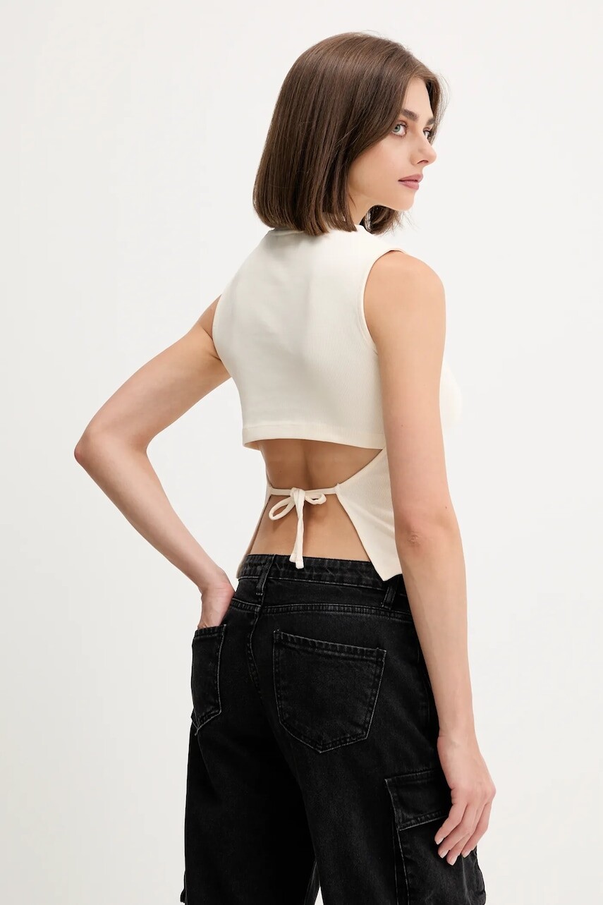Top Guess Originals béžová farba, W5YP44 KCTT1