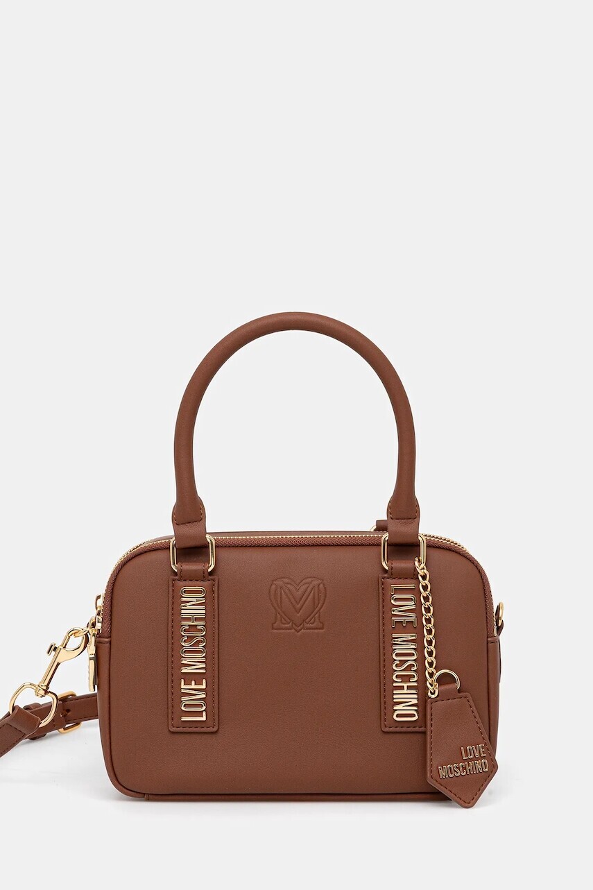Kabelka Love Moschino hnedá farba, JC4295PP1NL1531A