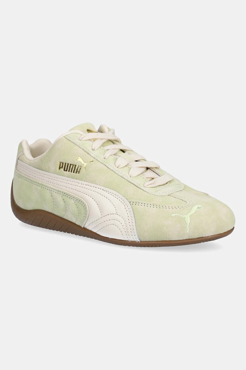 Semišové tenisky Puma Speedcat Faded zelená farba, 403688