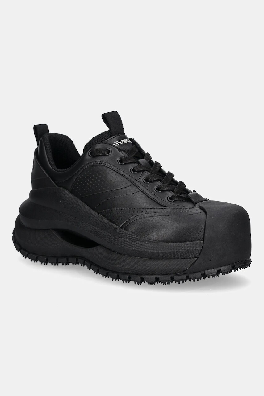 Tenisky Emporio Armani čierna farba, EM003035 AF18226 MC105
