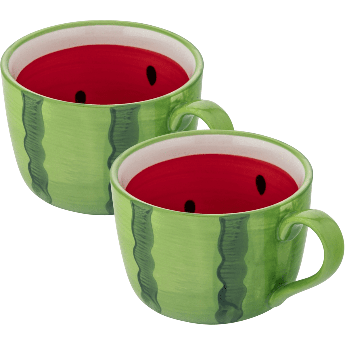 Altom Sada keramických jumbo hrnků Tropicanameloun 470 ml, 2 ks