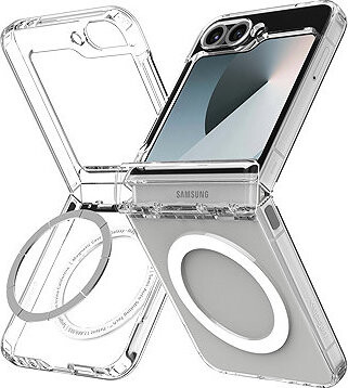 Spigen Ultra Hybrid Pro MagSafe Clear White Samsung Galaxy Z Flip 7 FE/Flip 6