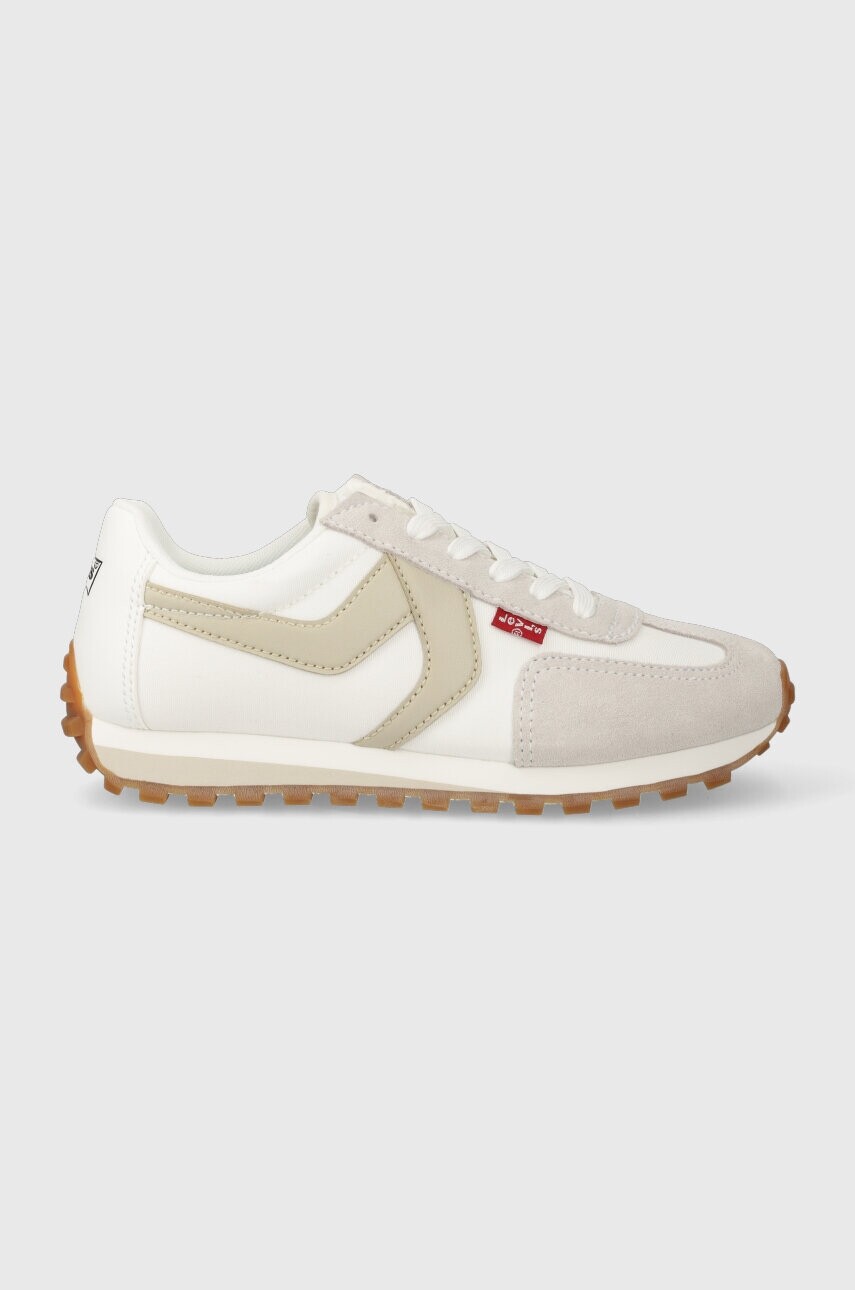 Tenisky Levi's STRYDER RED TAB S béžová farba, 235401.151