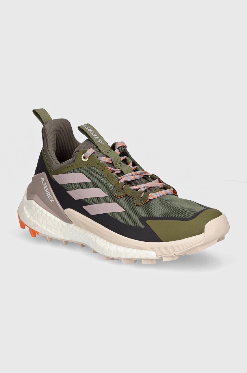 Topánky adidas TERREX Free Hiker 2 Low dámske, zelená farba, IG8892